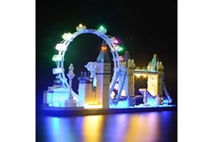 BRIKSMAX Led Lighting Kit for Architecture London Skyline Set-Compatible with Lego 21034 Building Blocks Model- Not Include The Lego Set