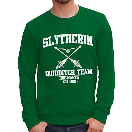 MUSH Sweatshirt Slytherin Quidditch Harry Potter - Film by Dress Your Style