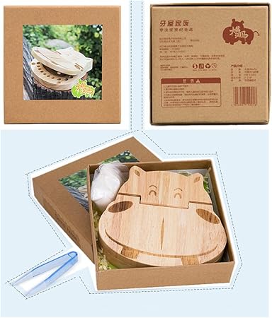 Decent Gadget® duradero dientes del bebé Guardar Cajas de ...