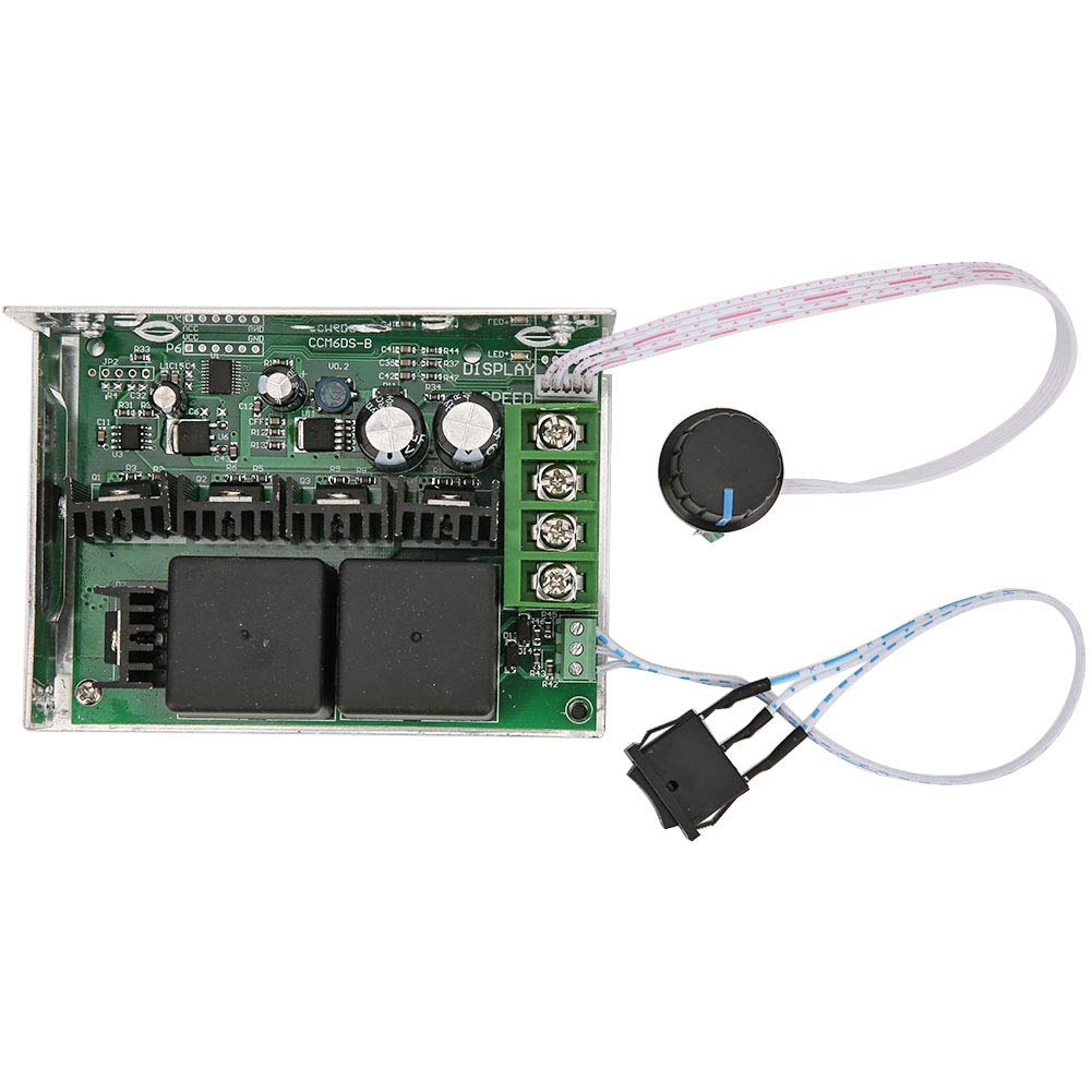DC PWM Motor Controller Reversible 12V 24V 36V 40A High Power Motor Speed Controller Switch CCM6Ds-B, Schwarz oder Grau - Image 4