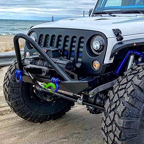 AUTOBOTS Steel 3/8" Grade 70 Safety Latch Black Winch Cable Hook Stopper & Clevis Slip