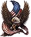American Bald Eagle American Flag Decal XX Large is 36.0