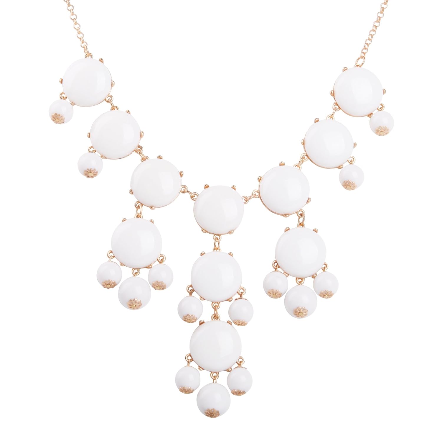 Bubble Necklace, Statement Necklace, Bubble Jewelry(Fn0508