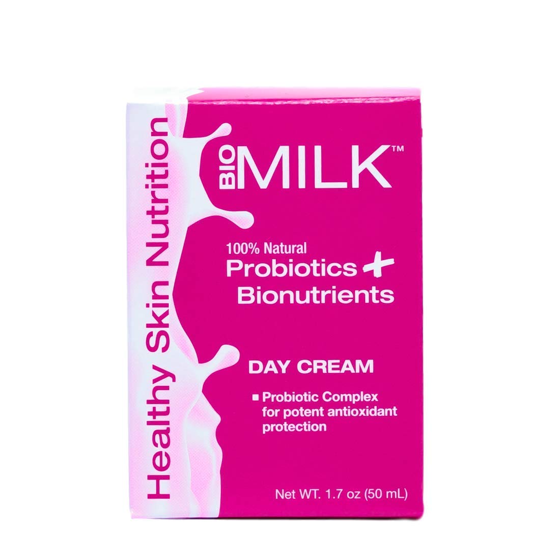 BIOMILK Probiotic Skin Care Nourish and Protect Day Cream Moisturizer, 100% Natural Probiotics and Superfoods for Healthy Skin Nutrition, 1.7 oz.