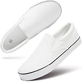 Women's Canvas Slip On Sneakers Non Slip Loafers | low top non slip on walking breathable casual comfortable fashion tennis