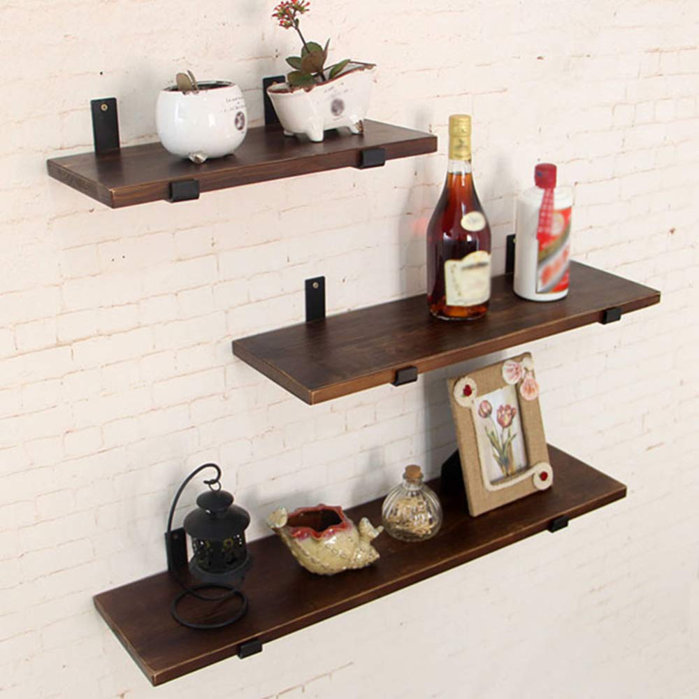 Soportes para estantes Soportes de estante de hierro sólido de 2