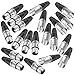 Neewer 20-Piece 3 Pin XLR Solder Type Connector - 10 Male and 10 Female Plug Cable Connector Microphone Audio Socket, Made of Zinc Alloy for High Conductivity and Ultra-Low Noise (Metal End)