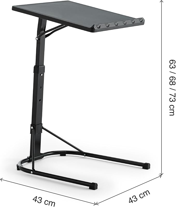 Mesa Auxiliar Plegable/Ajustable,45x49x63/68/73cm, NG — foto 3 de 8