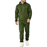 Men's Tracksuits 2 Piece Casual Long Sleeve Sweatsuits Athletic Hoodie and Sweatpants Set Jogging Suit