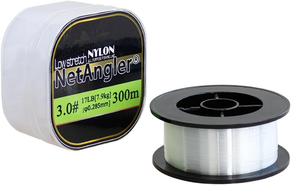 NetAngler Clear Nylon Fishing Line Monofilament Fishing Wire