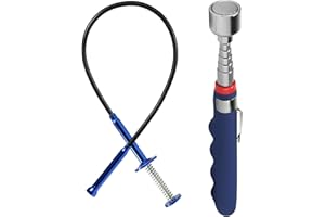 ENBAR 20lb Telescopic Magnet,24.4in Claw Grabber Flexible Pickup Tool Automotive Tools for Garbage Litter Pick Home Sink Drain and Metal Small Items.for DIY Handyman, Father/Dad,Women etc.