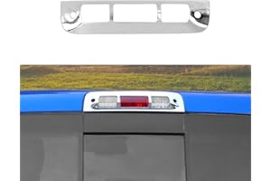 Hoolcar Tail High Mount 3rd Third Brake Light Cargo Lamp Cover Trim Fit for Dodge Ram 2009-2018, Chrome