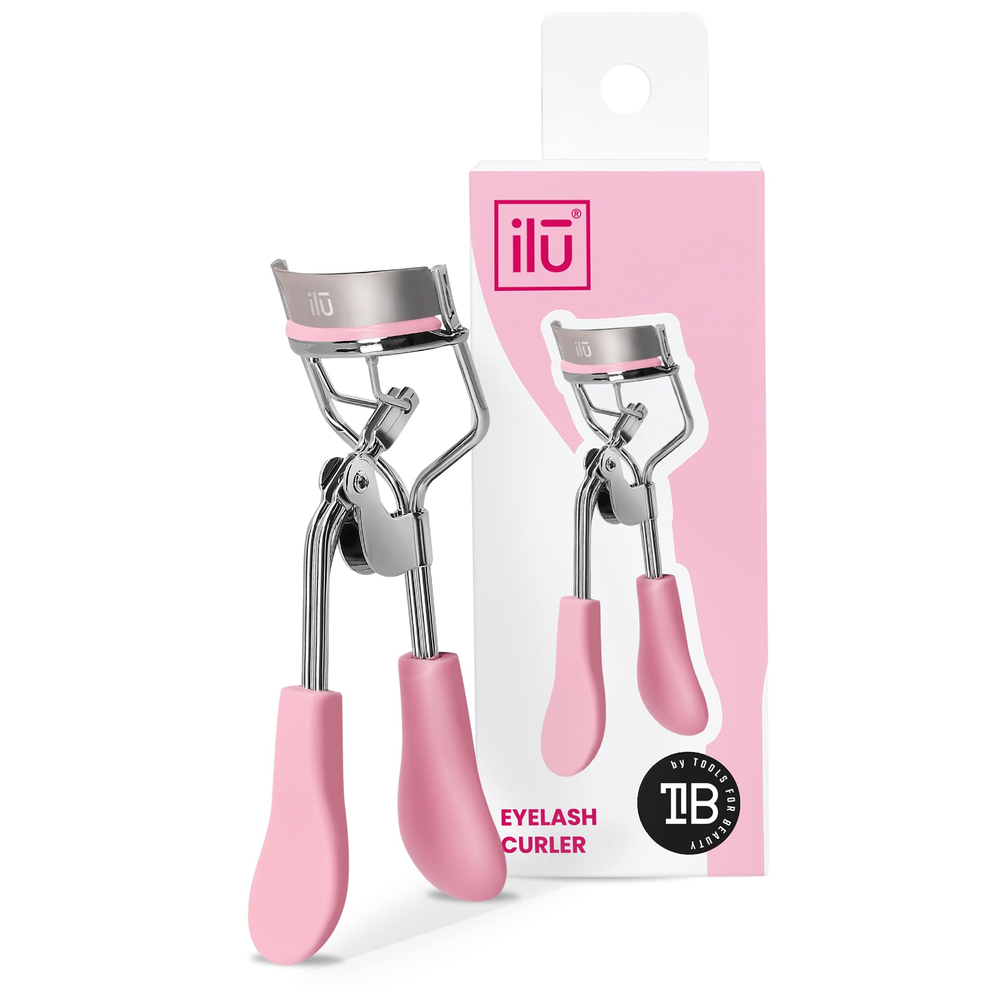 T4B ILU Eyelash Curler Professional Curl Make Up Lash Lifting (Pink)