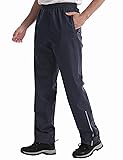 iCreek Men's Rain Pants Waterproof Rain Over Pants