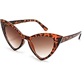 FEISEDY Retro Cat Eye Sunglasses for Women Fashion Vintage Cateye Sun Glasses B2235