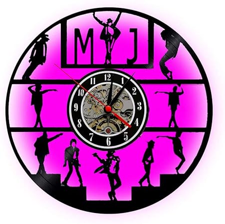 Frasi Di Natale Michael Jackson.Orologio Da Parete In Vinile Da Record Con Orologio Da Parete Design Vintage Michael Jackson Decorazione A Parete Orologio Da Parete Luminushair Com Br
