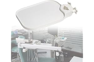 GBH-MED Pole Post Mount Shelf Tray Table for Dental Chair Clinic, Lab, Cosmetic Procedure Tool Organizer Replacement Holder, Adjustable