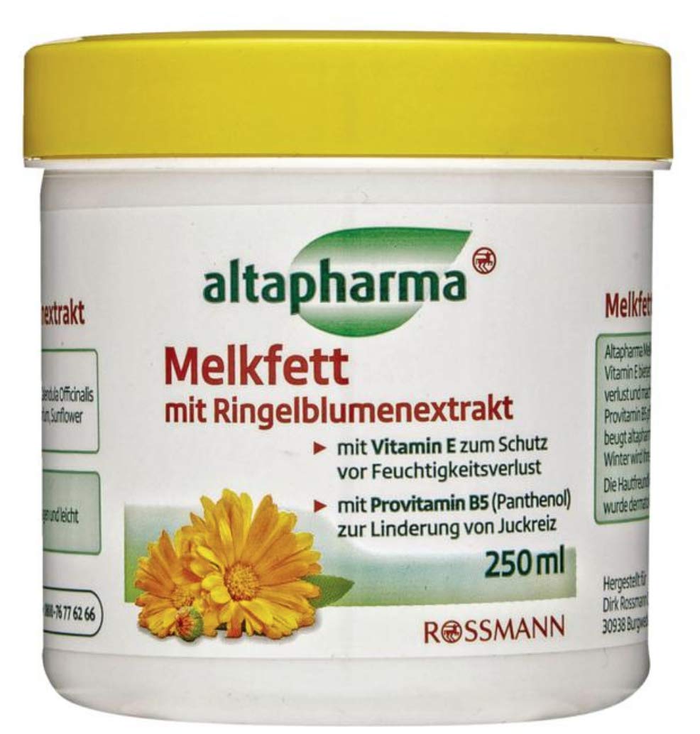 Melkfett with marigold extract - with vitamin E to protect against moisture loss - 250 ml