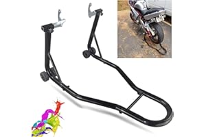 SUNROAD Sport Bike Motorcycle Rear Wheel Swingarm Spool Stand Lift Paddock Jack Stands, Black