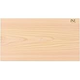 Hinoki Cypress Reversible Wood Cutting Board, 17.3" x 9.5" x1", Chopping Board, Butcher Board, Serving Board, Solid Single Piece, No Joint, No Glue | Holiday Gift