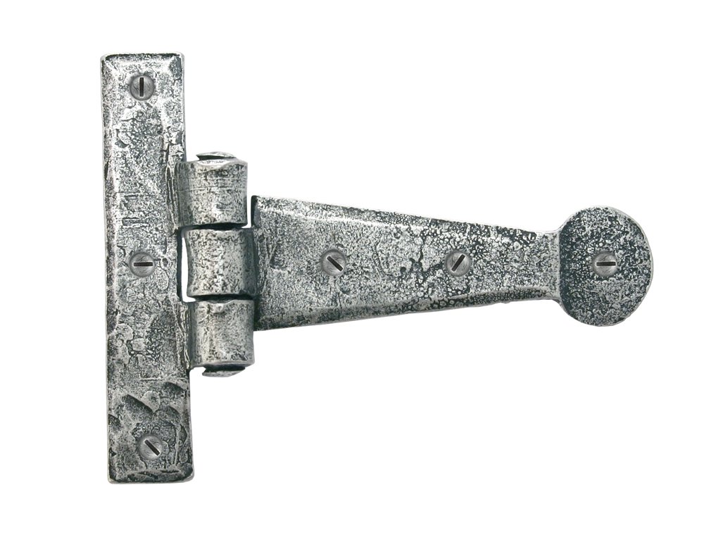 From The Anvil Pewter 4 Inch Penny End T Hinge (Pair)