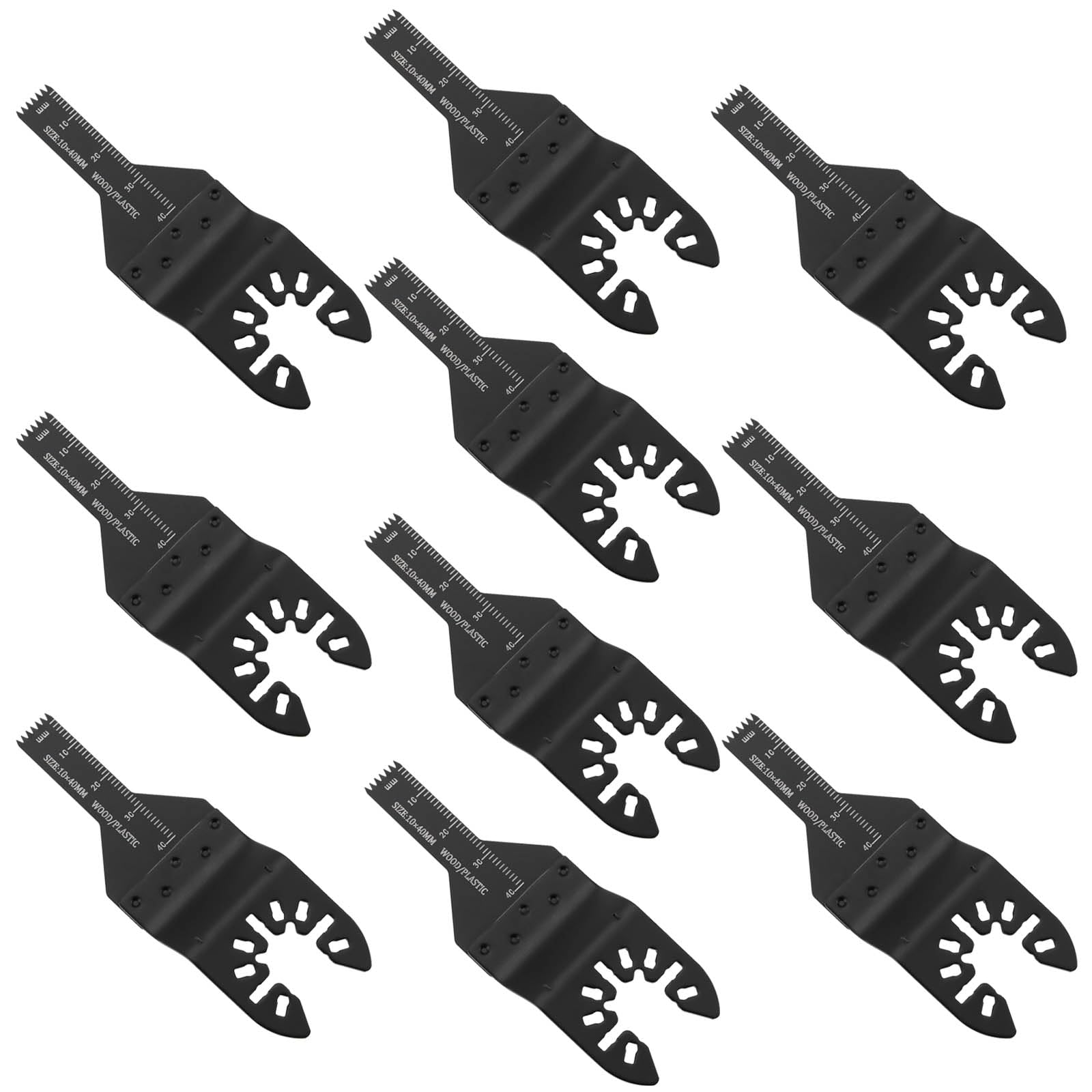 LT Easiyl 10pcs 90x10mm Wide Oscillating Multitool Blades Wood Cutter Saw Blades Set Compatible with Dewalt Compatible with Fein Compatible with Makita