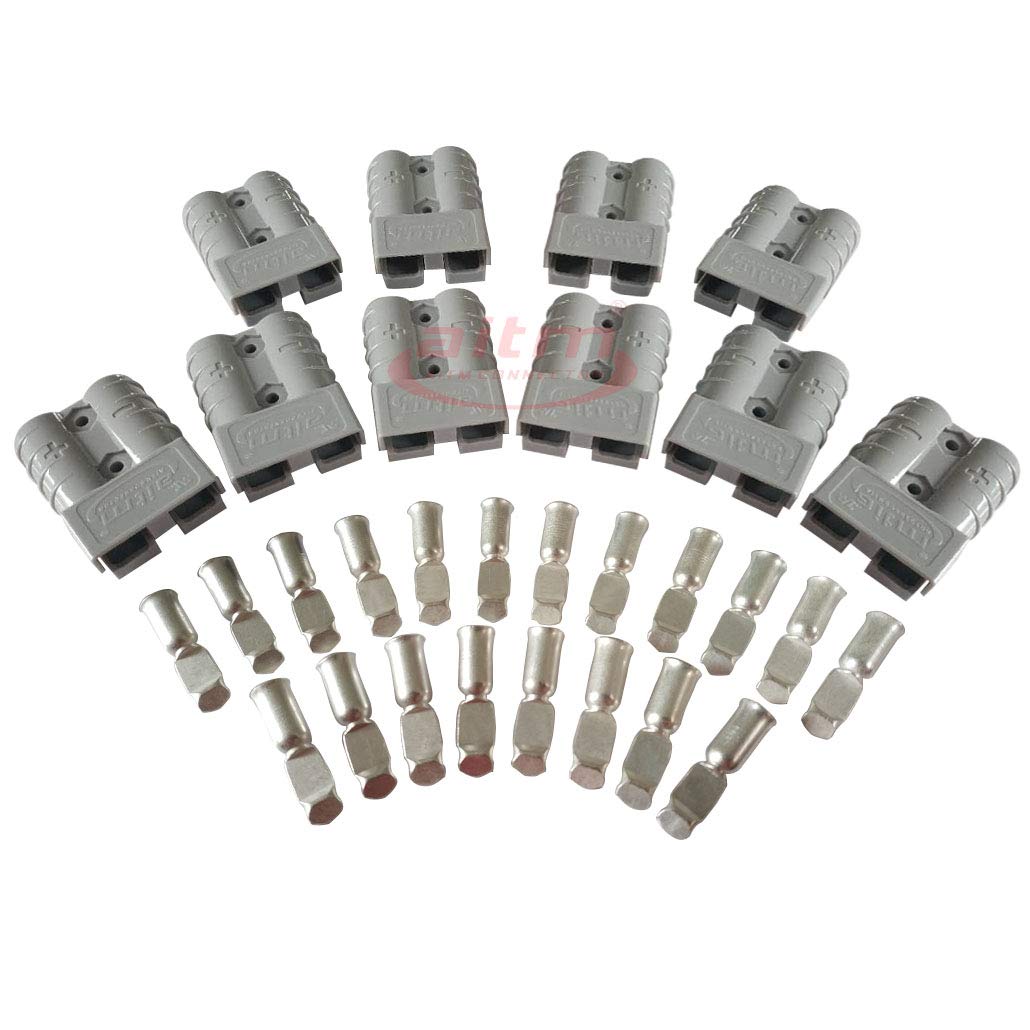 10Pcs Battery Connector 600V 50A 50Amp Battery Quick Connection Plug Connector For Car Van Modes Motorcycle