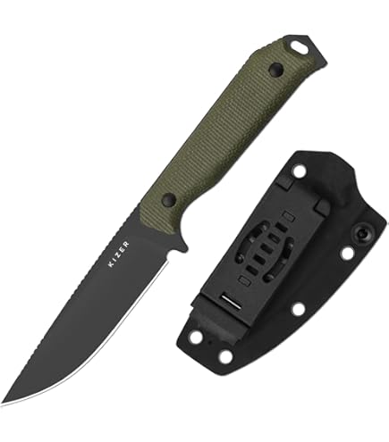 Amazon.com : Stroup Knives, MK2, Fixed Blade Knife, 4