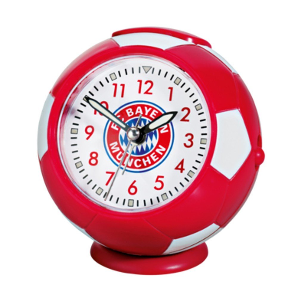 FC Bayern München Despertador Balón de fútbol Rojo/Blanco: Amazon ...
