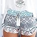 Lookatool Women Hot Pants Summer Casual Shorts High Waist Short Pants (S, Multicolor)