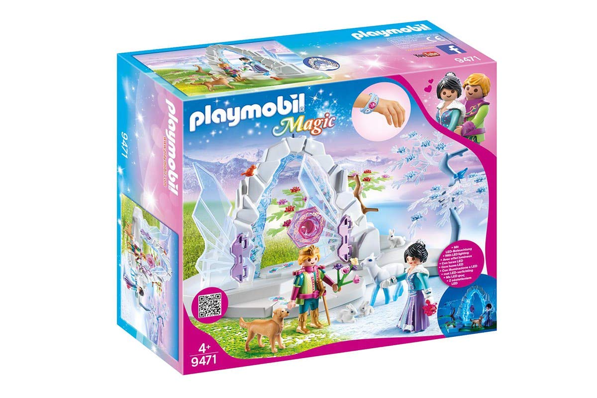 Playmobil 9471 Magic Crystal Gate to the Winter World with light Effect and magic bracelet, For Children Ages 4+, Fun Imaginative Role-Play, PlaySets Suitable for Children Ages 4+