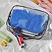 3Pcs Clear PVC Cosmetic Bag Organizer Toiletry Makeup Wash Bags Holiday Travel Pouch Set Doubtless Bay