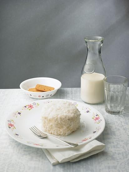 Corelle Livingware Floral Fantasy Dinner Set, 21-Pieces