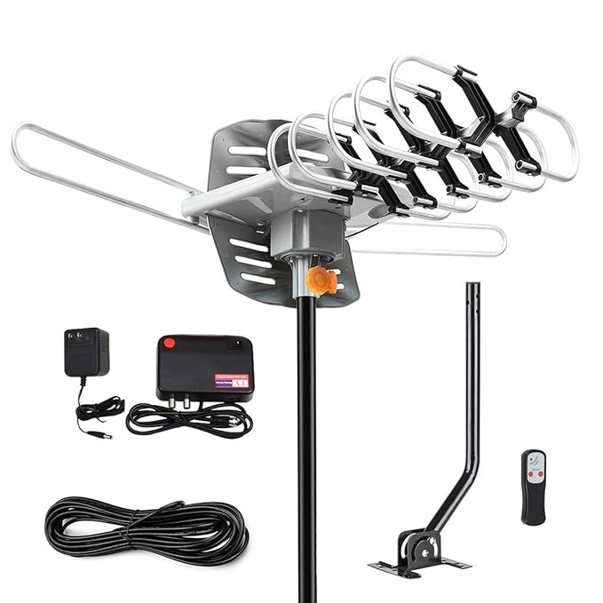 TV Antenna Outdoor Amplified HDTV Antenna 150 Mile