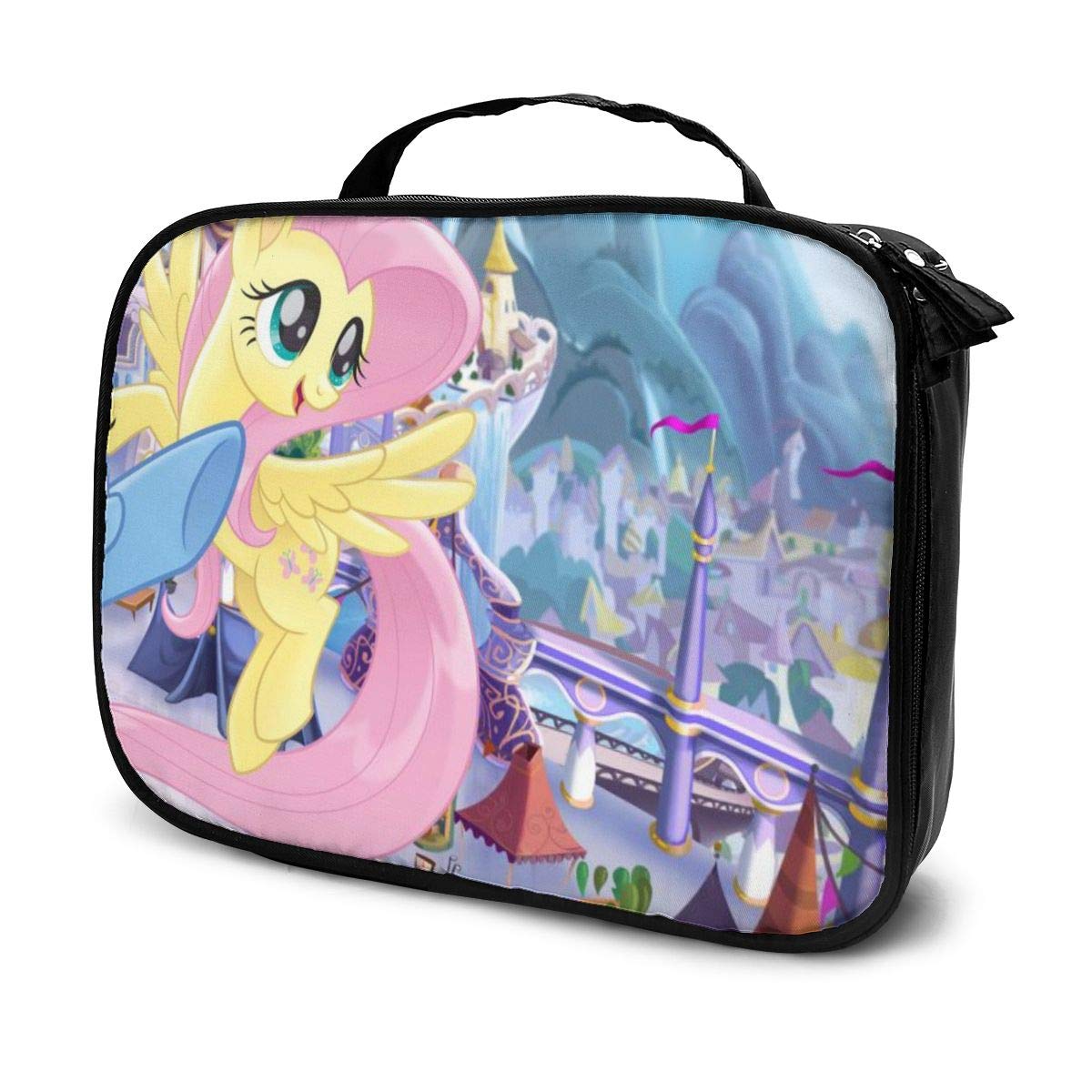 Professional Travel My Little Po-Ny Makeup Bag Large Capacity Zipper Cosmetic Bag Cosmetics Makeup Brushes Travel Accessories