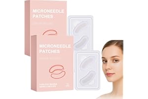 MicroGlow Hydrating Eye Patches – Hyaluronic Acid & Micro-Gel Under-Eye Pads to Reduce Puffiness, Dark Circles & Fine Lines, 