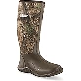 Guide Gear Men’s High Camo Bogger Rubber Boots, Waterproof Rain Hunting Shoes