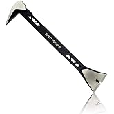 Spec Ops Tools Nail Puller Cats Paw Pry Bar for Prying, Demolition &amp; Nail Pulling, High-Carbon Steel, 11 Inch Molding Bar