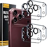 Ferilinso 4Pack Camera Lens Protector for iPhone 18 Pro Max, Tempered Glass | 9H Hardness, Military-Grade Shatterproof Camera Cover, Case Friendly, HD, Anti-Scratch, No Flash Glare for Night Shooting