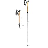 LEKI Cressida FX Carbon Collapsible Lightweight Walking Poles for Trekking & Hiking