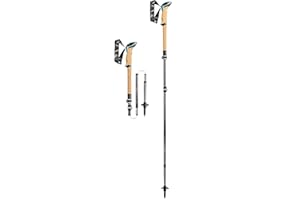LEKI Cressida FX Carbon Collapsible Lightweight Walking Poles for Trekking & Hiking