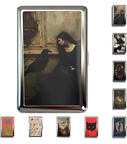 lovers cigarette holder for sale Amazon.com: The Lovers Tarot Card Double-Sided Cigarette Case with Lighter,  ID Holder, and Wallet D-111 : Health & Household