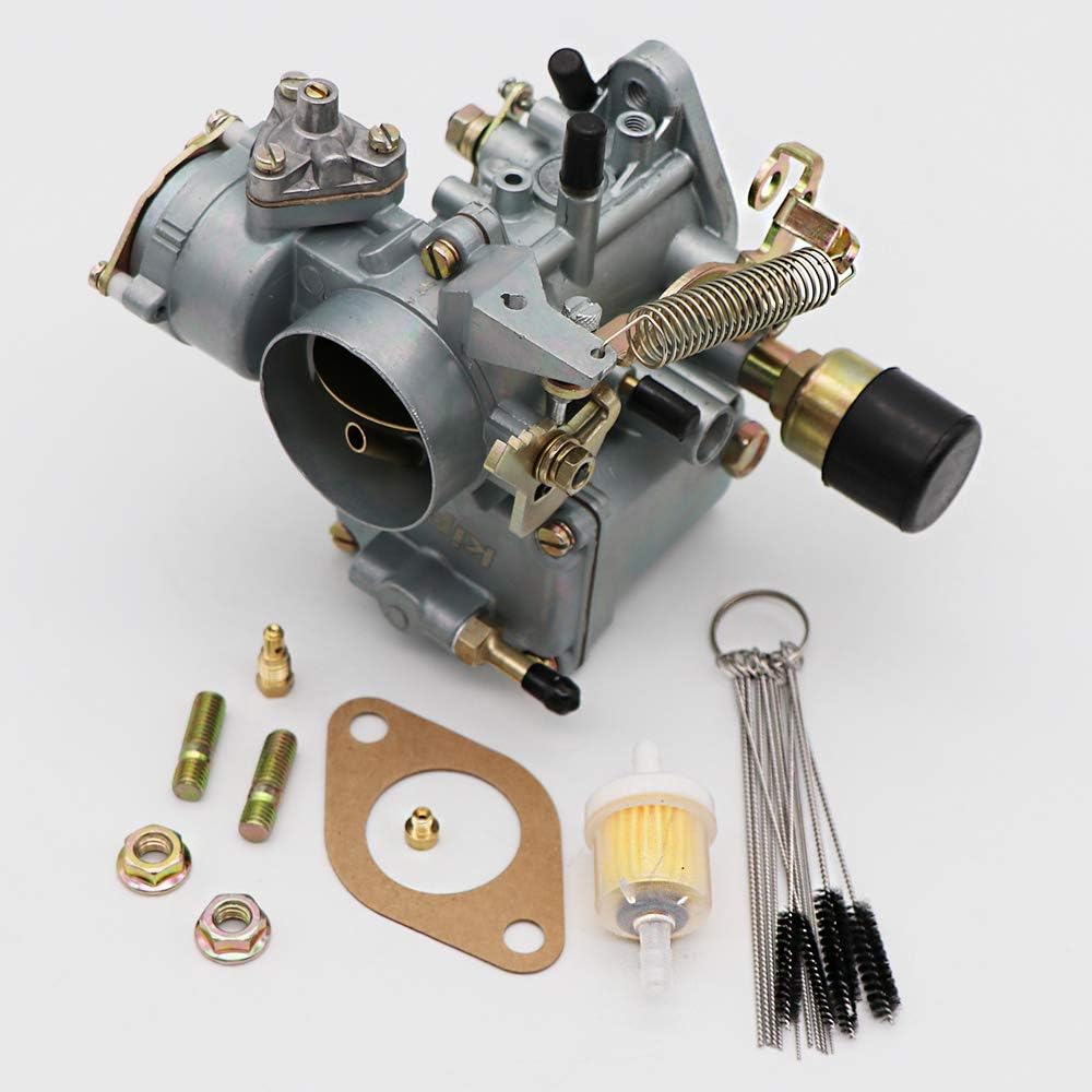 KIPA Carburetor For VW Beetles Super Beetles 1971-1979 Dual Port 1600cc Engine 12V Electric Choke 34 PICT-3 Volkswagen Bug Bus Thing Karmann Ghia Squareback Transporter, OEM # 113129031K 98-1289-B: Automotive