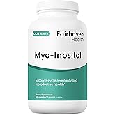 Fairhaven Health Myo-Inositol Supplement for Women and Men | Vitamin B8 2000mg | Vegan Inositol Powder Capsules | Gluten, Dairy and Soy Free | 240 Myo Inositol Capsules