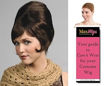 Amazon Com Beehive B 52 Color Brown Enigma Wigs 1960s Theater