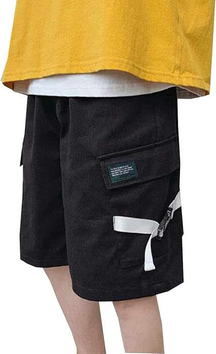 Amazon Bscool ハーフパンツ メンズ ゆったり 短パン カジュアル ポケット 半ズボン おしゃれ カーゴパンツ 無地 ストリート ショートパンツ スポーツ ５分丈 夏 ショートパンツ 通販