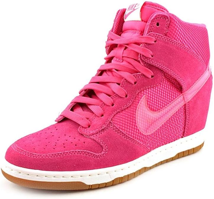 Amazon.com | NIKE Women Dunk Sky Hi M color Pink Force/Sail 579763-600 size9.5 | Road Running