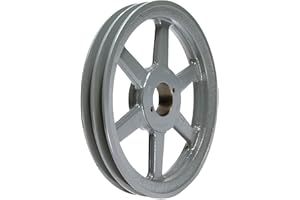 TB Woods 2BK190 FHP QT Bushed V-Belt Sheave, B Belt Section, 2 Grooves, QT Bushing required, Cast Iron, 18.75" OD, 1340 max rpm