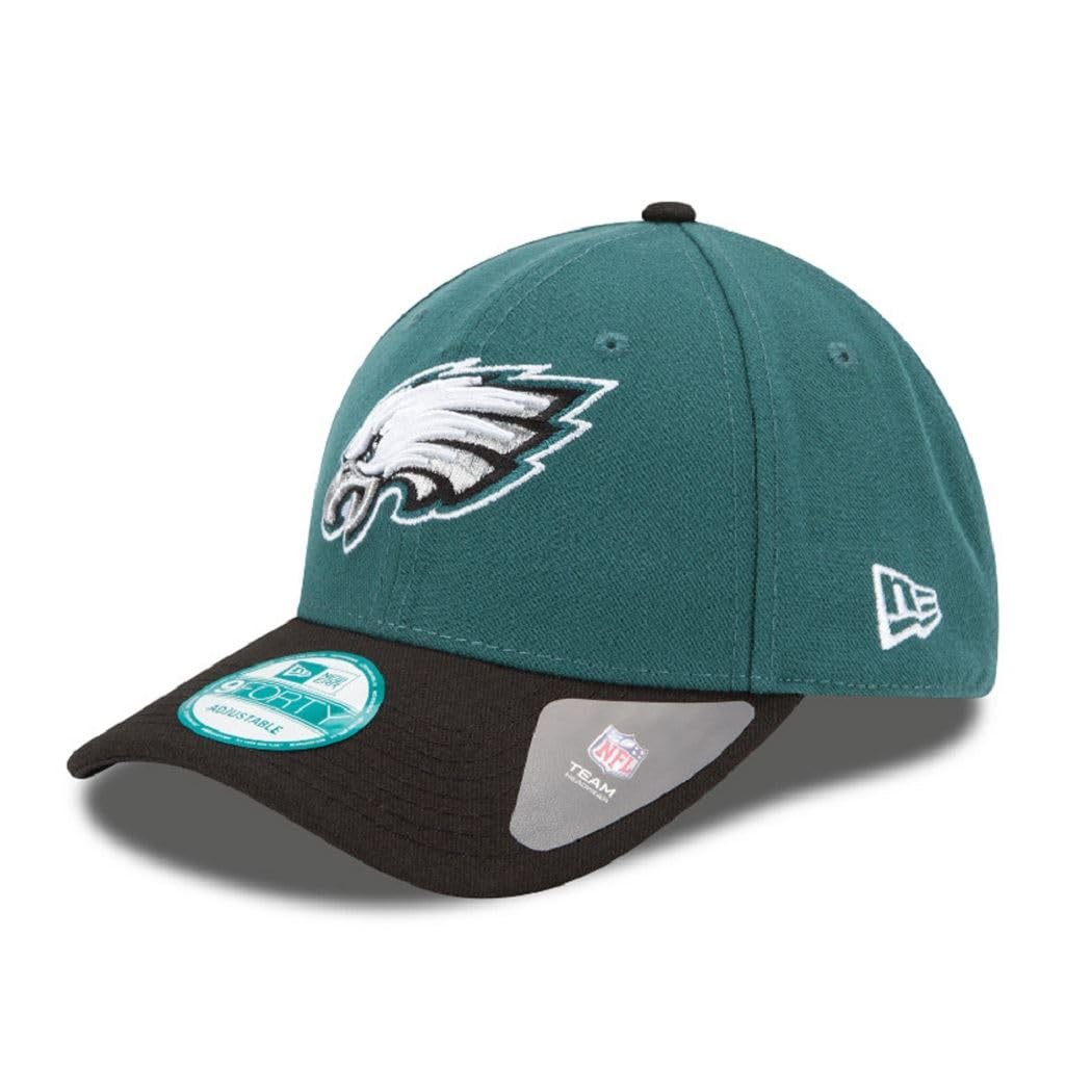 New Era Men's The League 9Forty Philadelphia Eagles Offical Team Colour Baseball Cap, Blue, One Size