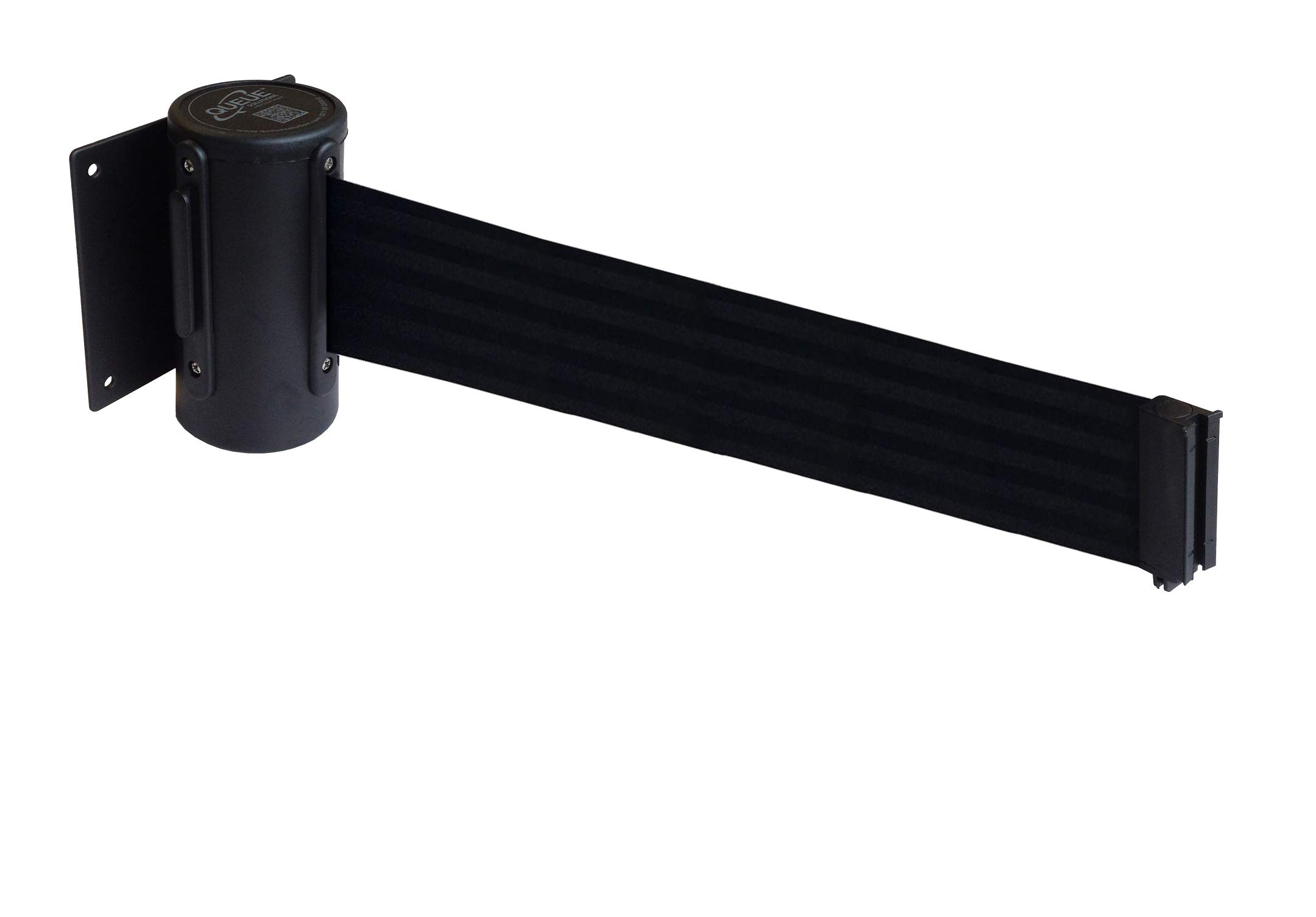 Flexibarrier Wall Mount with Barrier Tape (Economy) - 2.3 m / 4.5 m (4.5 m, Black/Black)